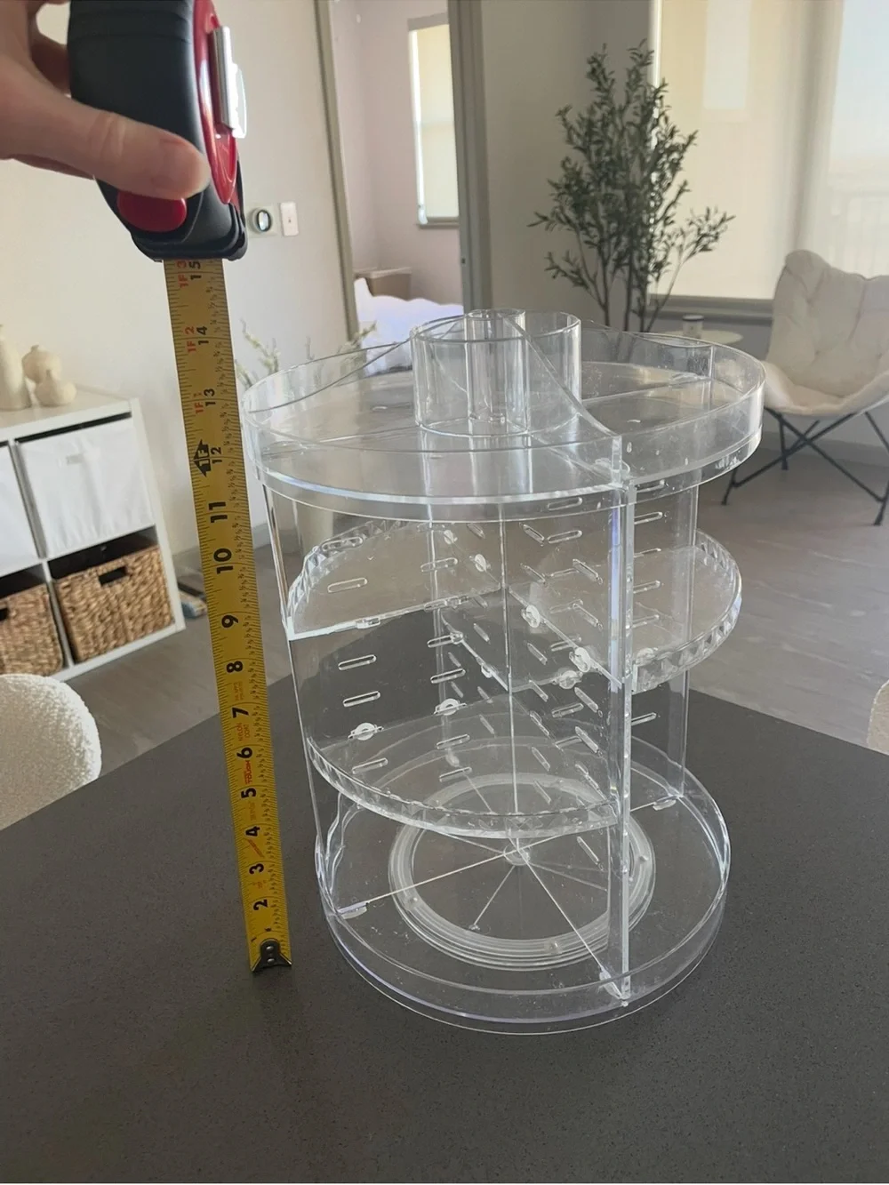 Clear 360° Rotating Makeup and Cosmetic Organizer - Clear
